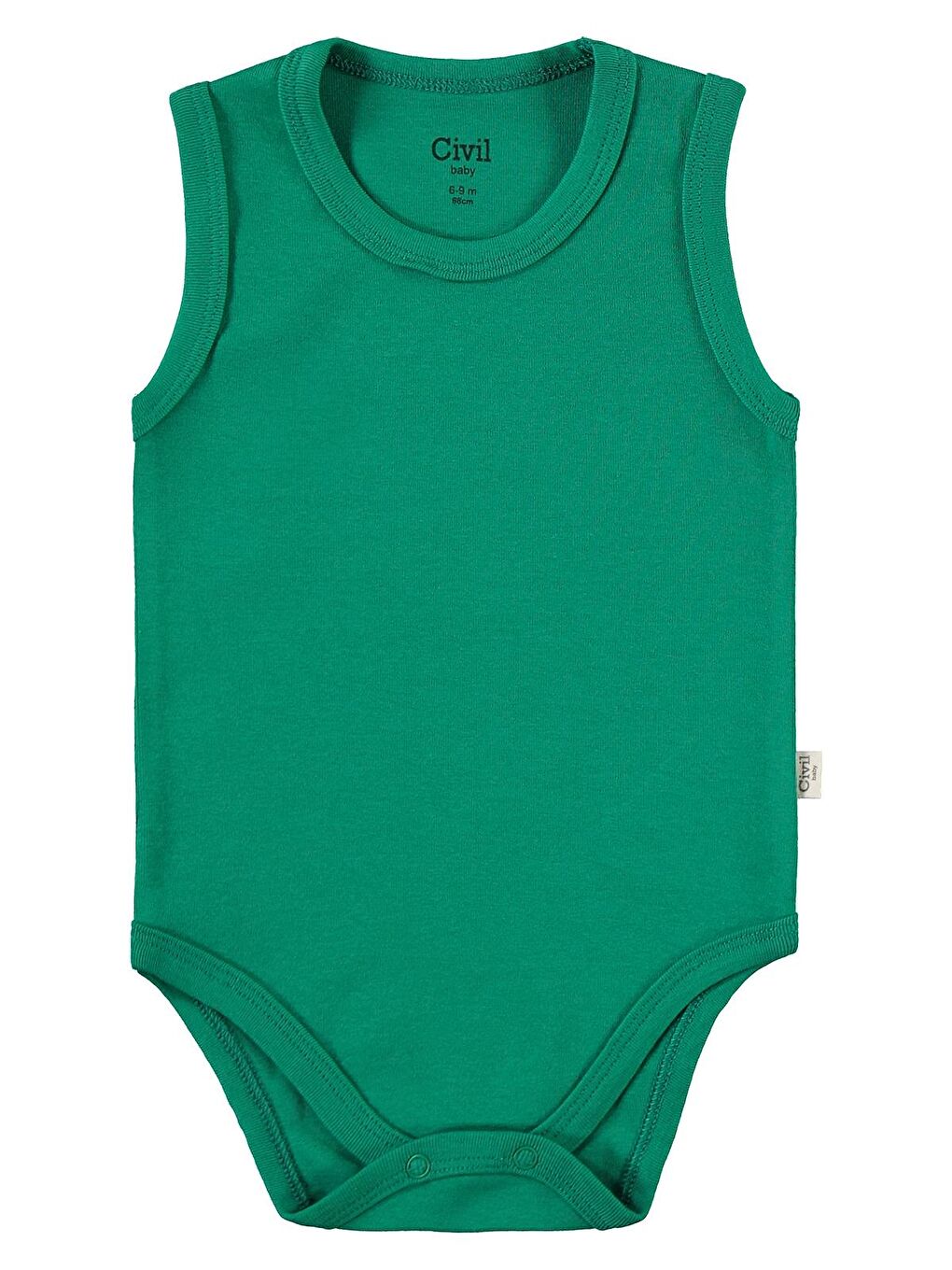 Baby 3'lü Karışık Renk 3-36 Ay Çıtçıtlı Badi - Kırmızı 12-18 Ay-1