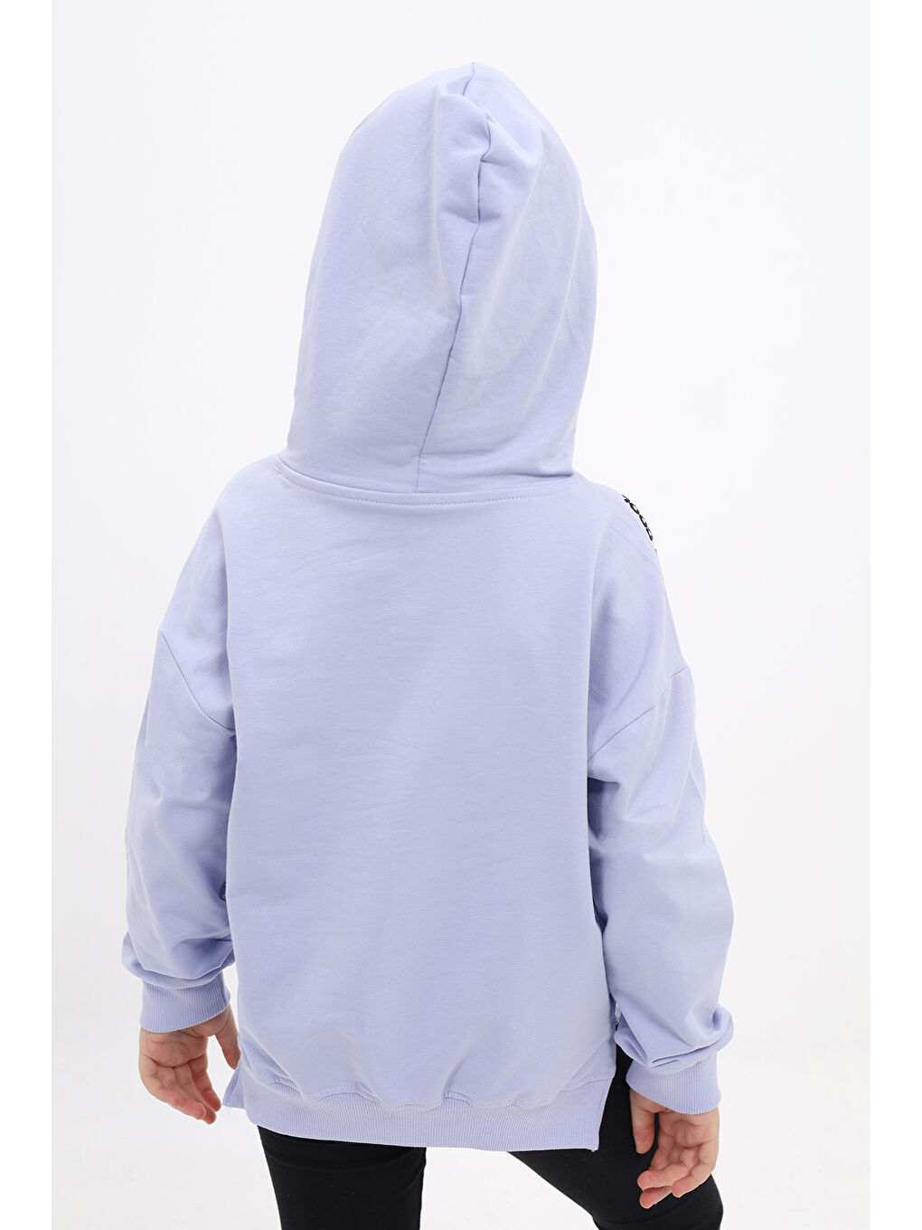 Lila Kız Çocuk Nakışlı Sweatshirt-4
