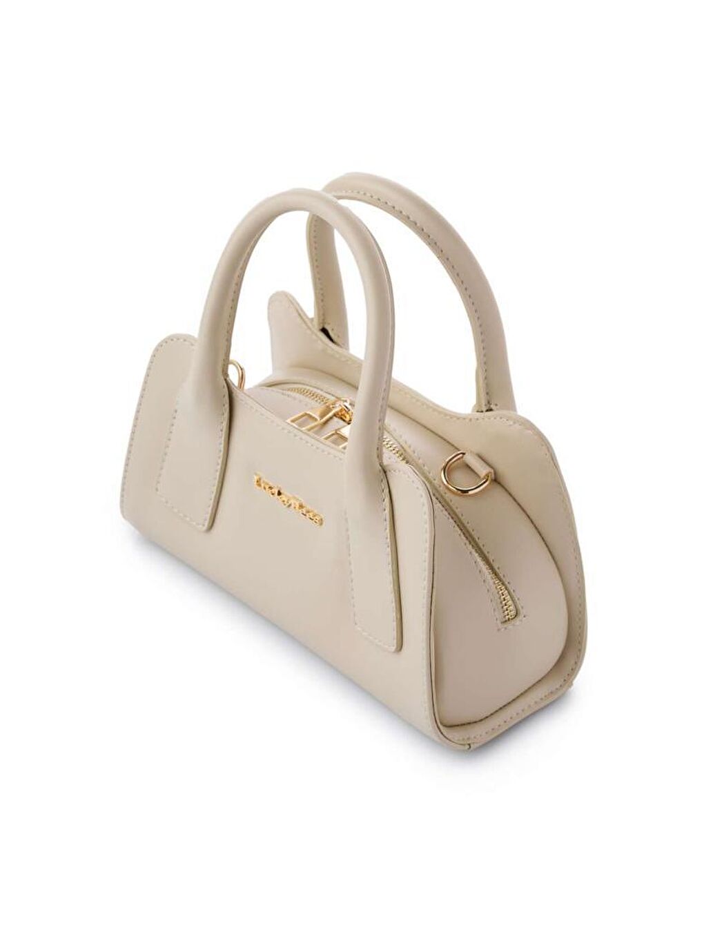 Ekru Lana El ve Omuz Çantası-5