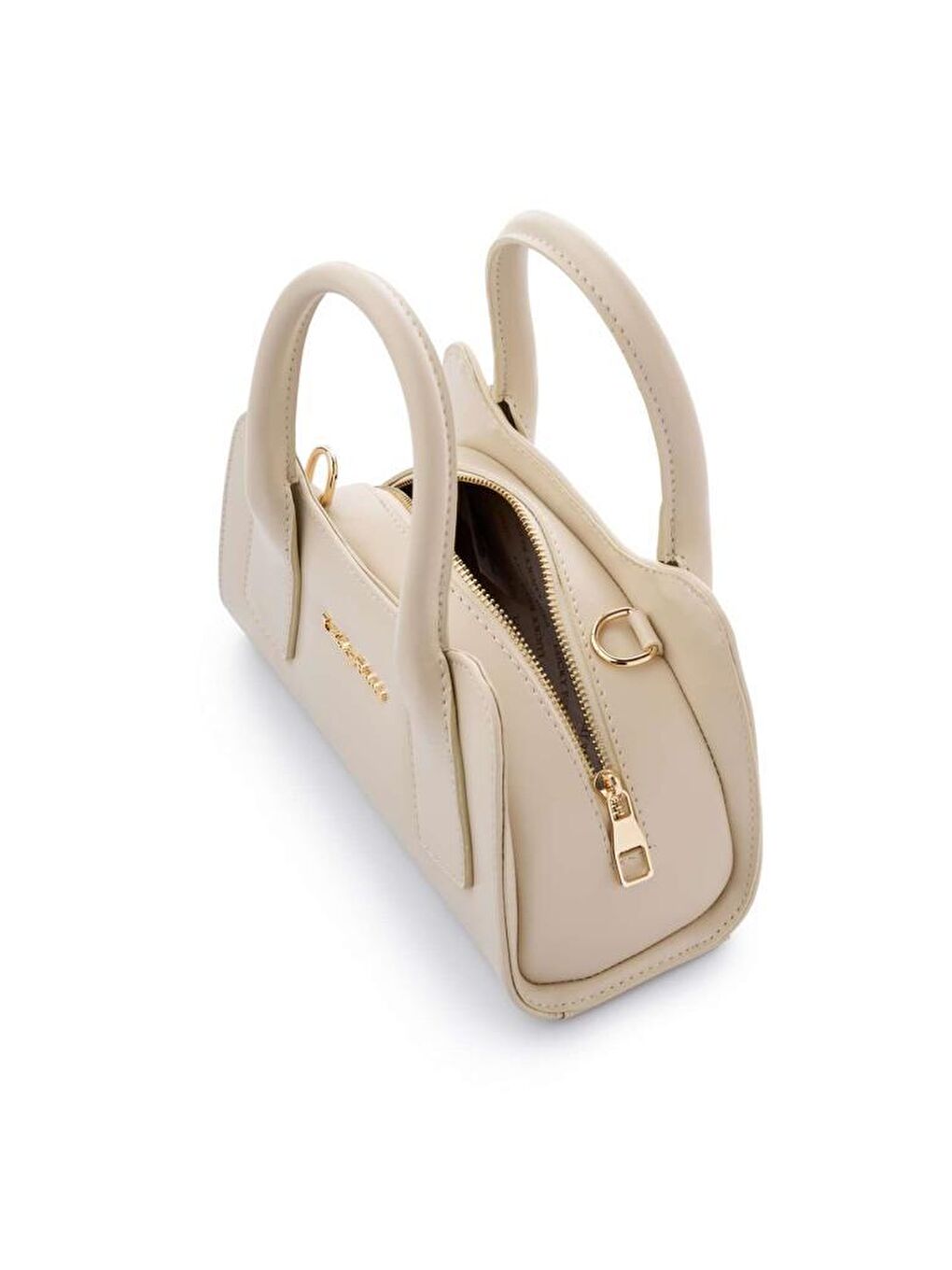 Ekru Lana El ve Omuz Çantası-6