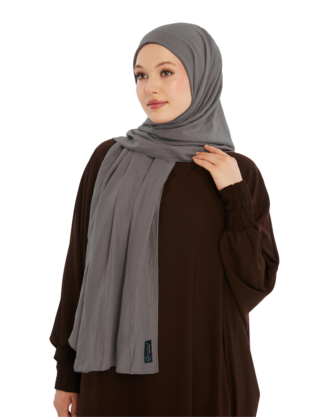 Kahverengi Pamuk Soft Şal-3