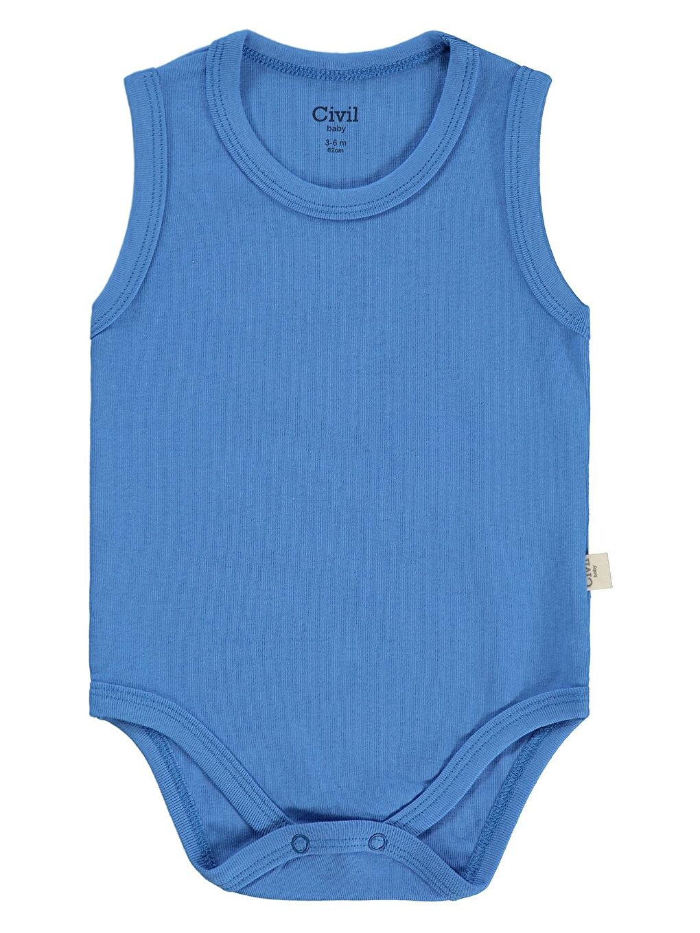 Baby 3'lü Karışık Renk 3-36 Ay Çıtçıtlı Badi - Kırmızı 12-18 Ay-3