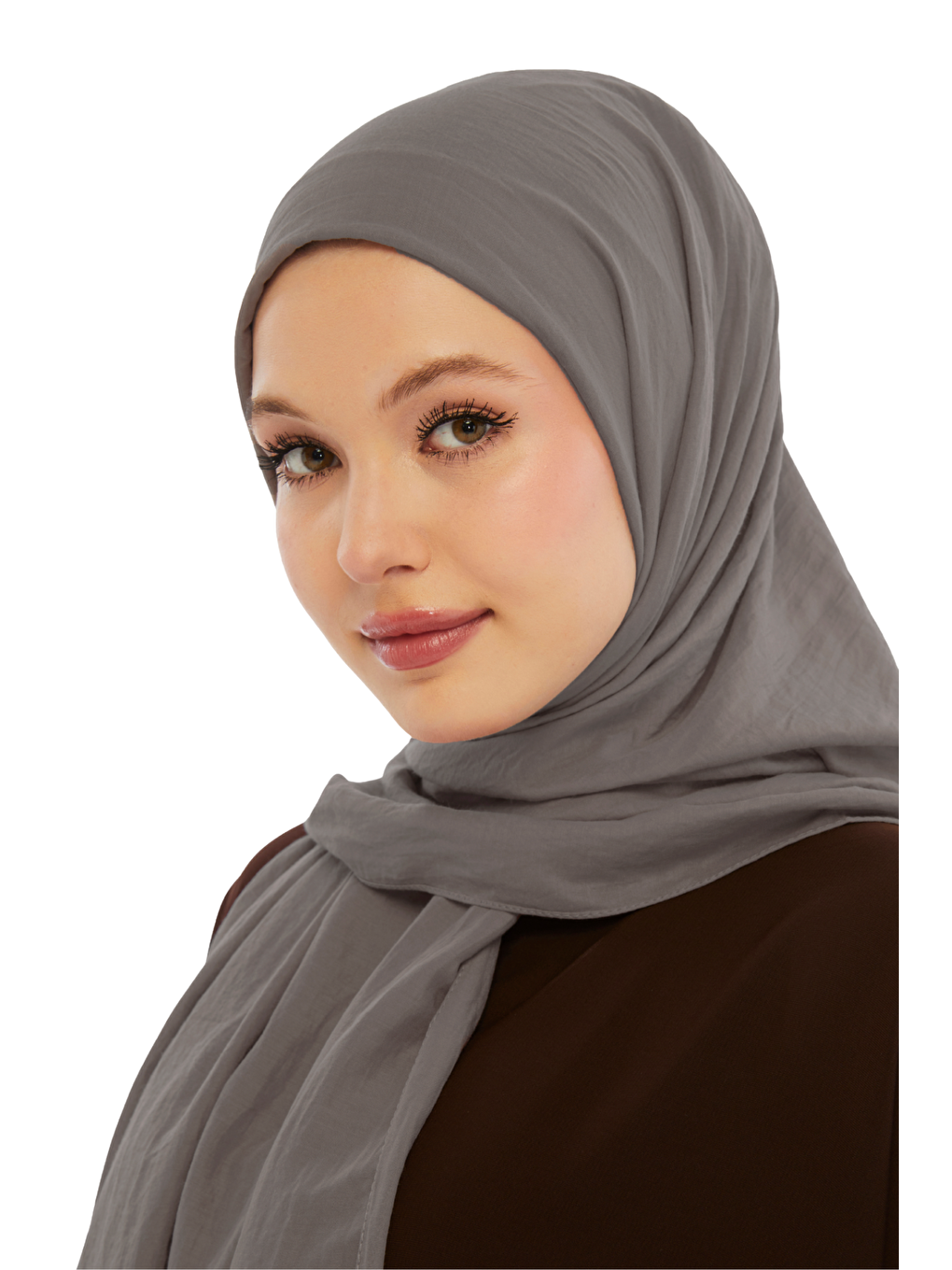 Kahverengi Pamuk Soft Şal-4