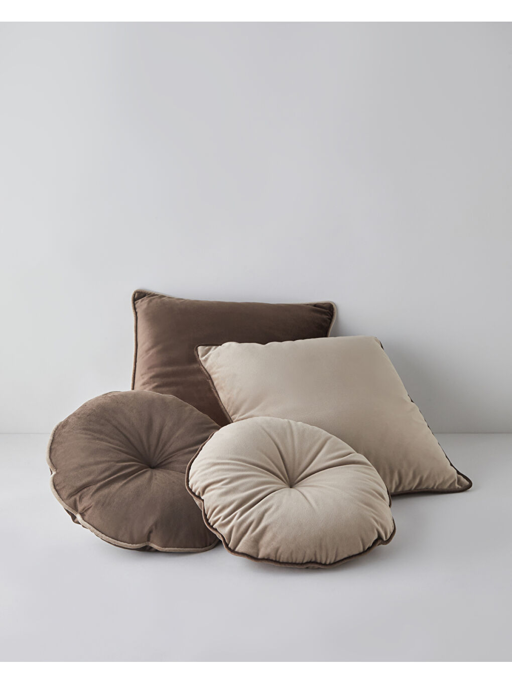 Kahverengi Mocha Dekoratif Kırlent 45x45 cm Acı Kahve-2