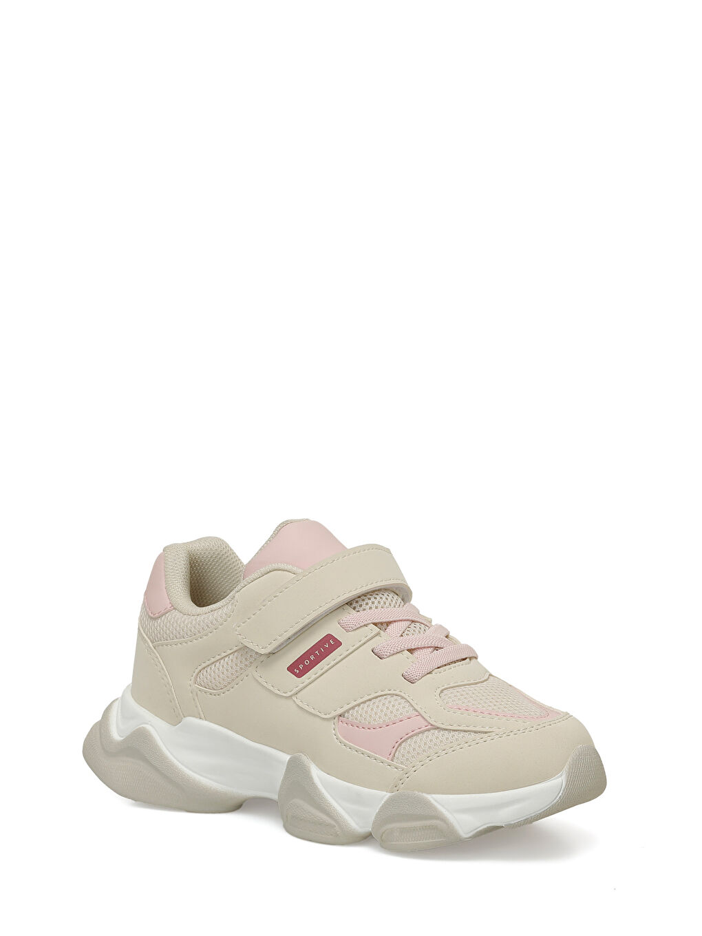 Pembe HANES F 6FX Ekru Kız Çocuk Spor Ayakkabı-1