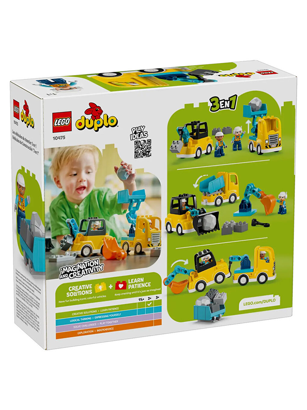 DUPLO Kasabası 3'ü 1 Arada İnşaat Araçları 10475-9