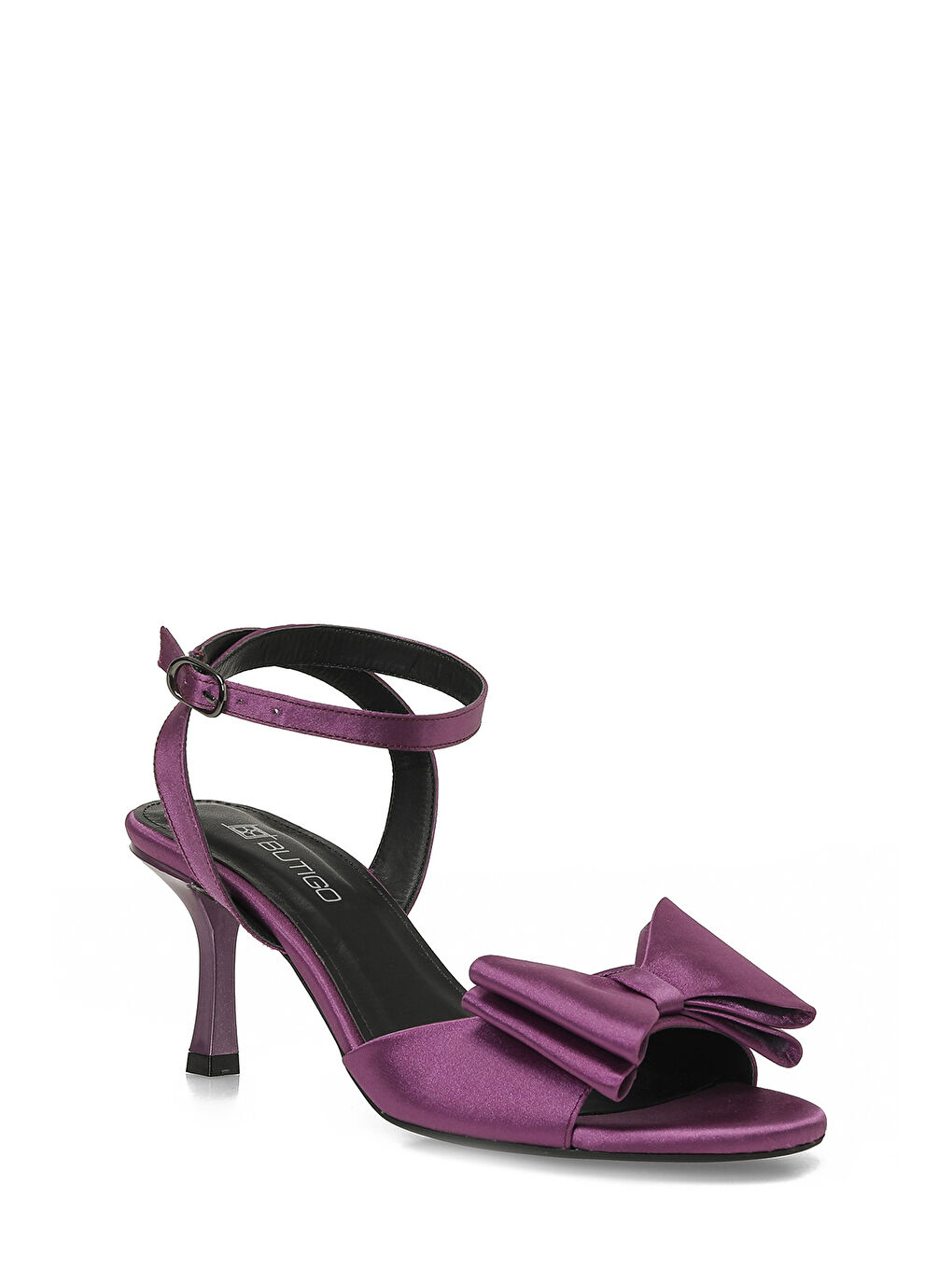 26S-395 6FX Mor Kadın Topuklu Sandalet-1
