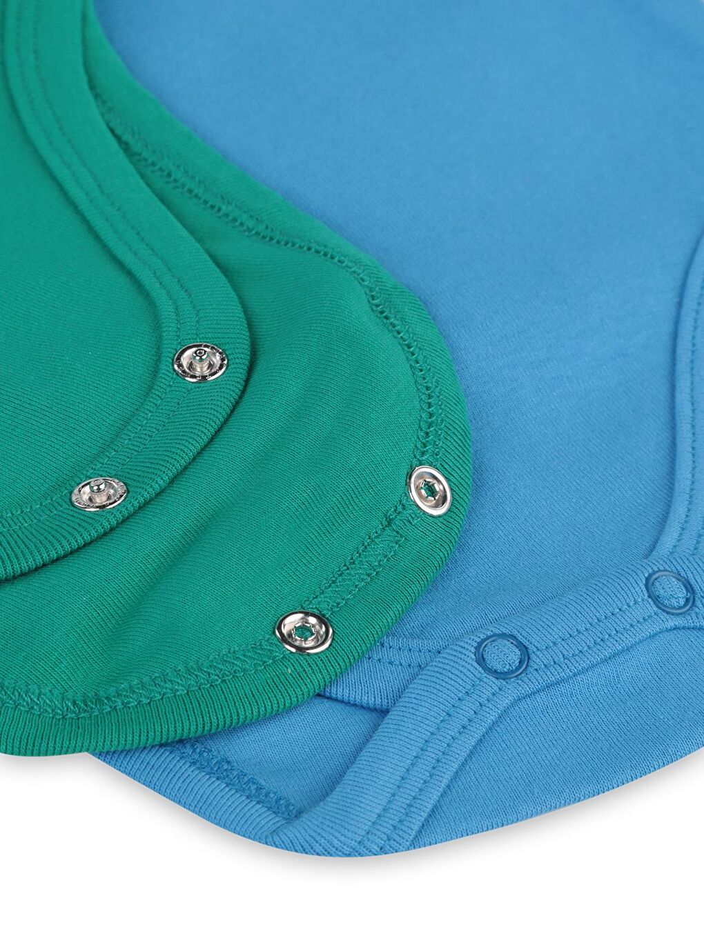 Baby 3'lü Karışık Renk 3-36 Ay Çıtçıtlı Badi - Kırmızı 12-18 Ay-9