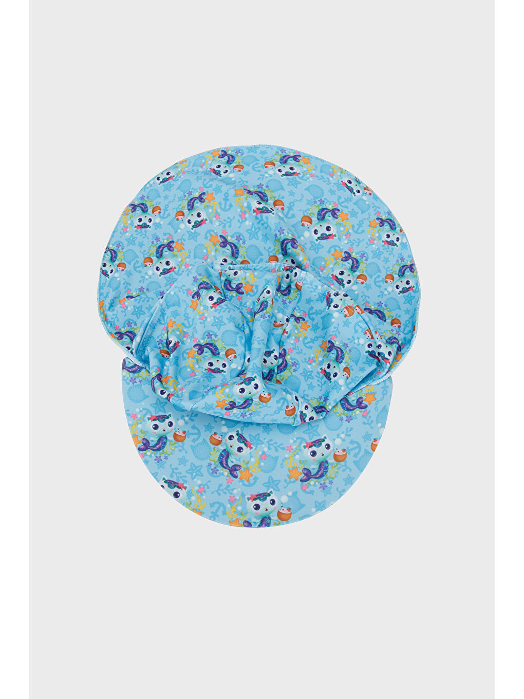 Mavi Mercat Desenli UPF 50+ Korumalı Güneş Şapka SK2511120000