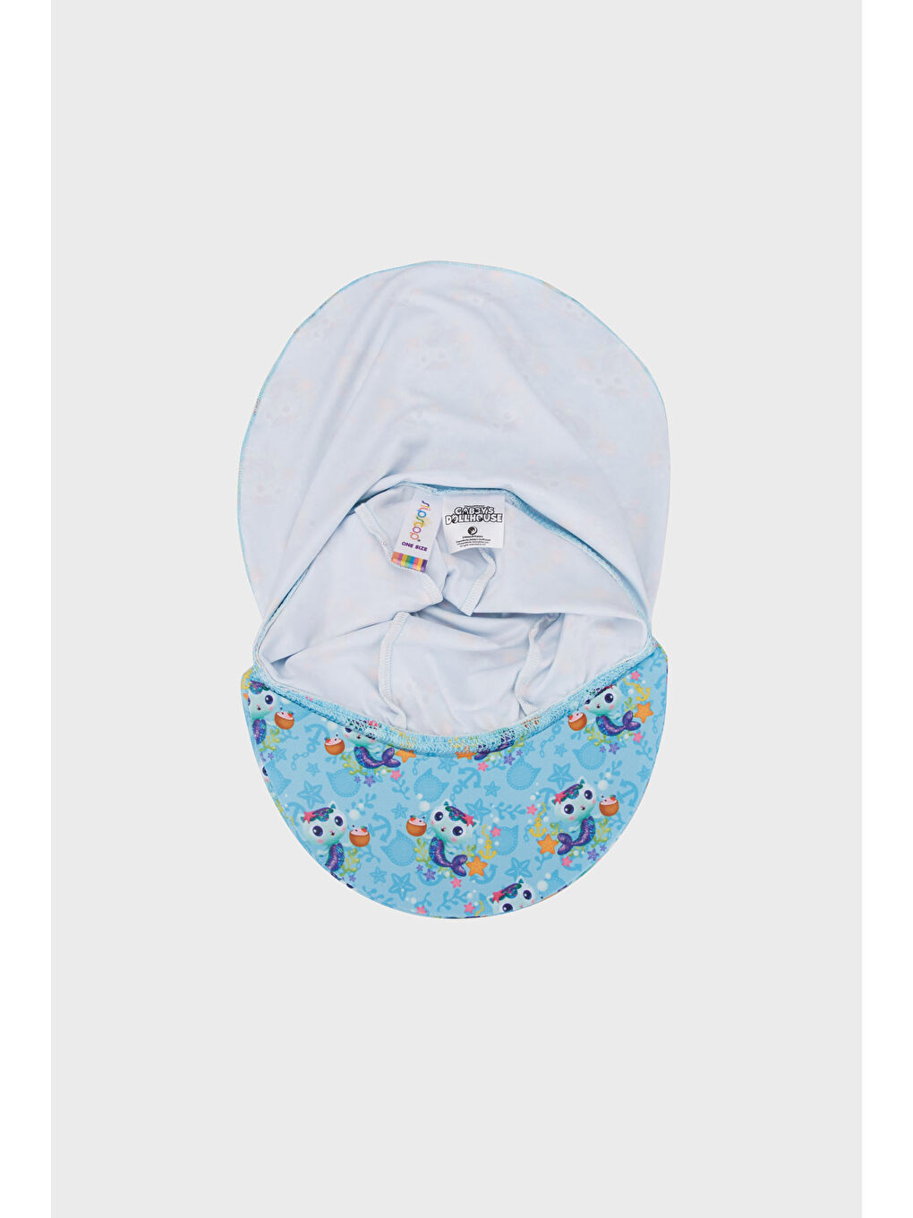 Mavi Mercat Desenli UPF 50+ Korumalı Güneş Şapka SK2511120000-1