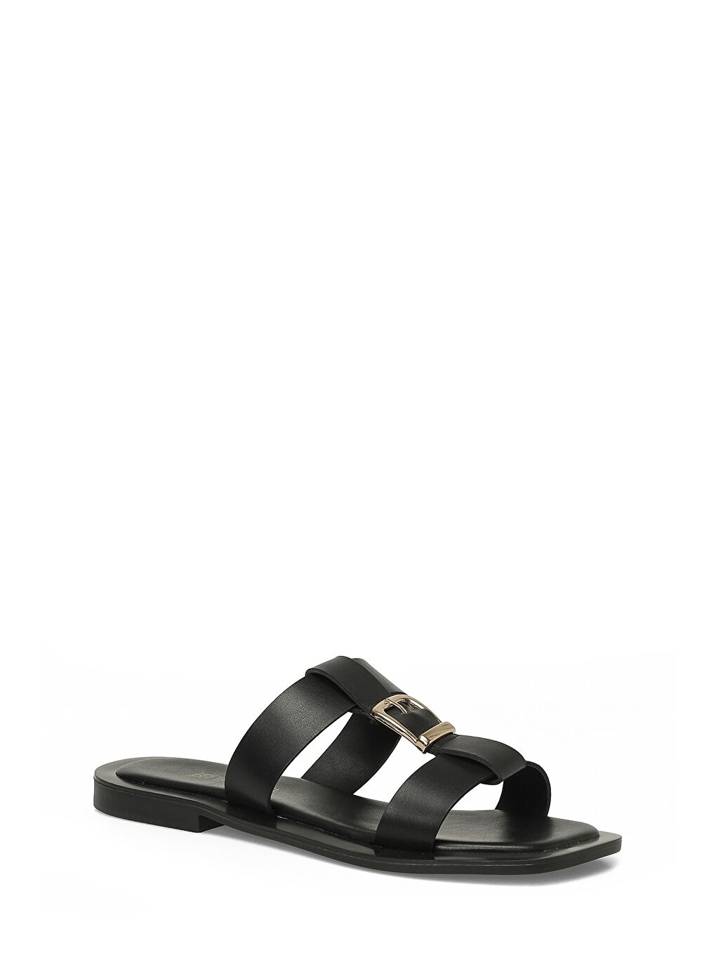 26S-204 6FX Siyah Kadın Terlik-1