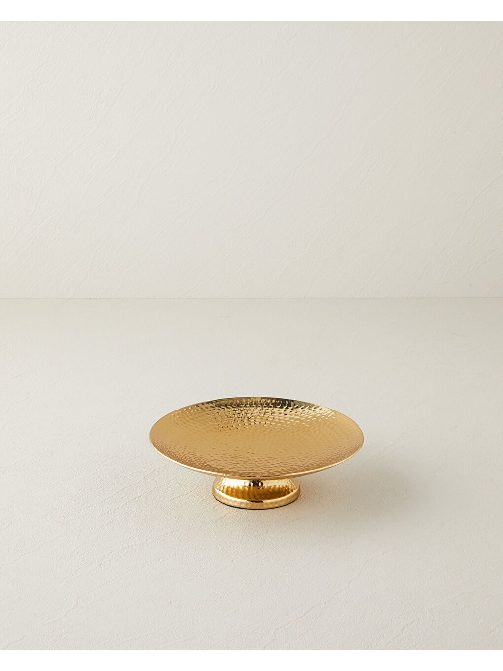 Sarı Adora Metal Dekoratif Tepsi 20 x 20 x 5.5 cm Gold