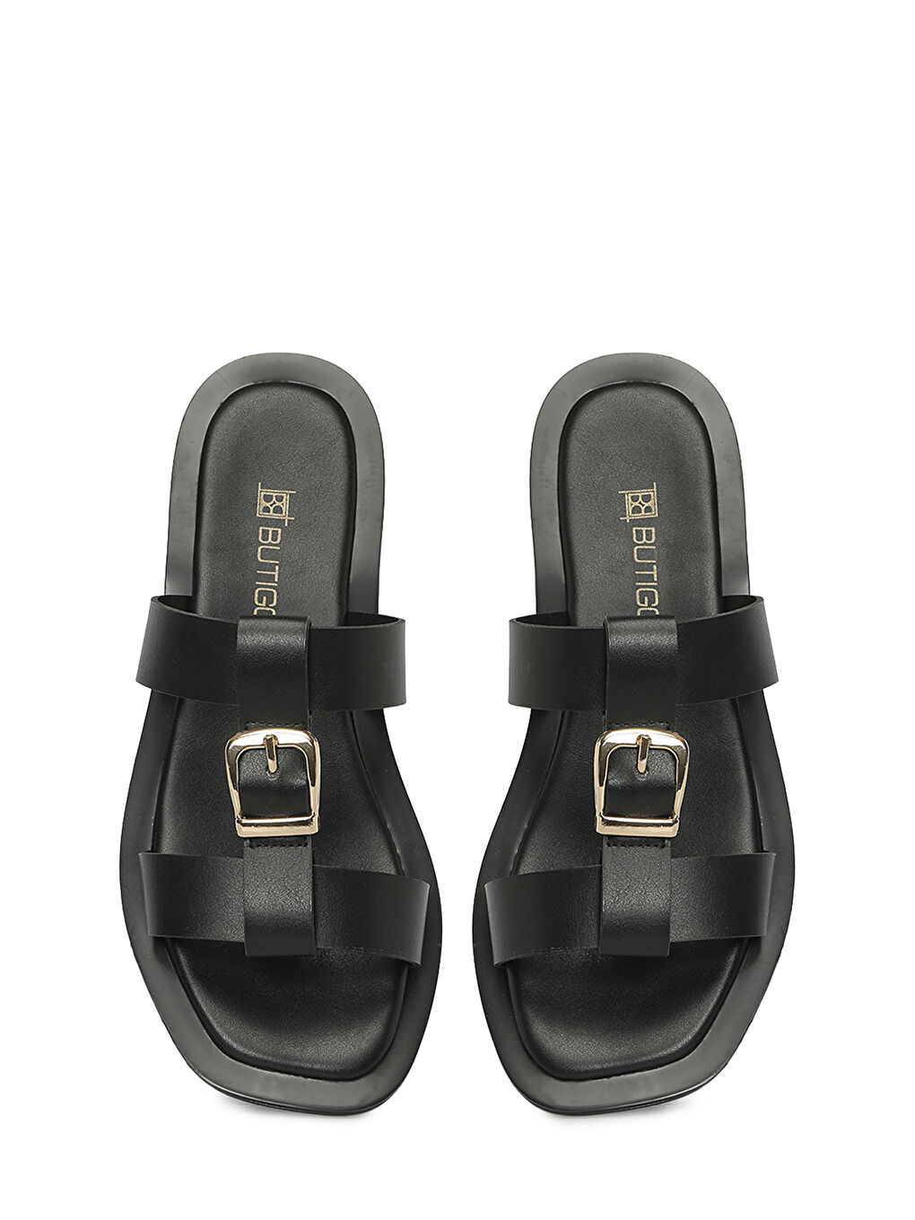 26S-204 6FX Siyah Kadın Terlik-3