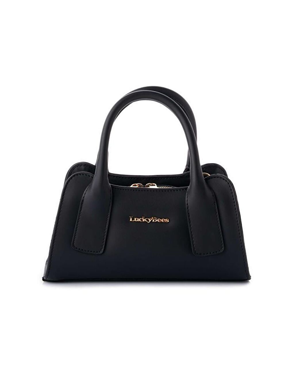 Siyah Lana El ve Omuz Çantası