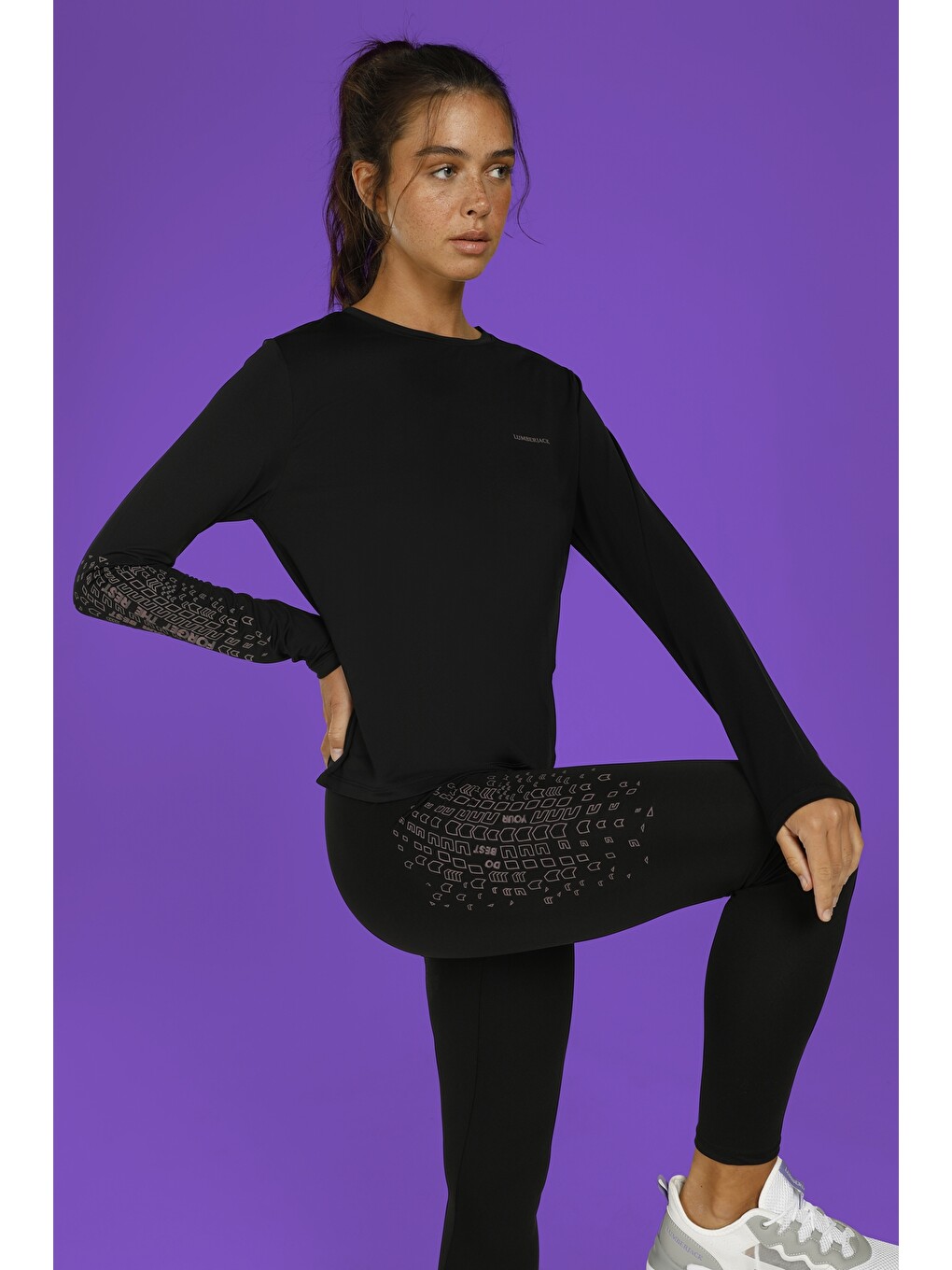 Ct210 Lena Trendy Leggıng Siyah Kadın Tayt-2