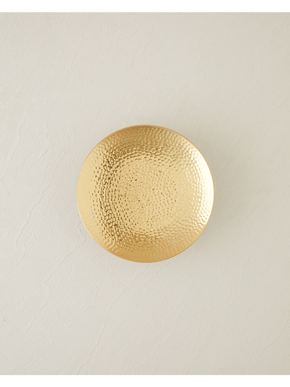 Sarı Adora Metal Dekoratif Tepsi 20 x 20 x 5.5 cm Gold-1