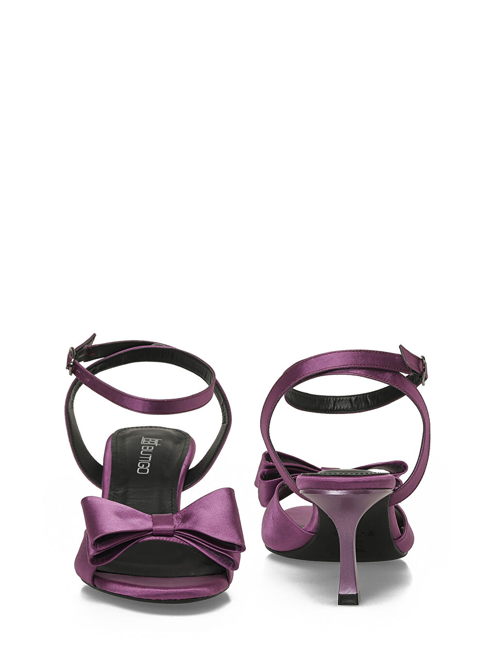 26S-395 6FX Mor Kadın Topuklu Sandalet-4