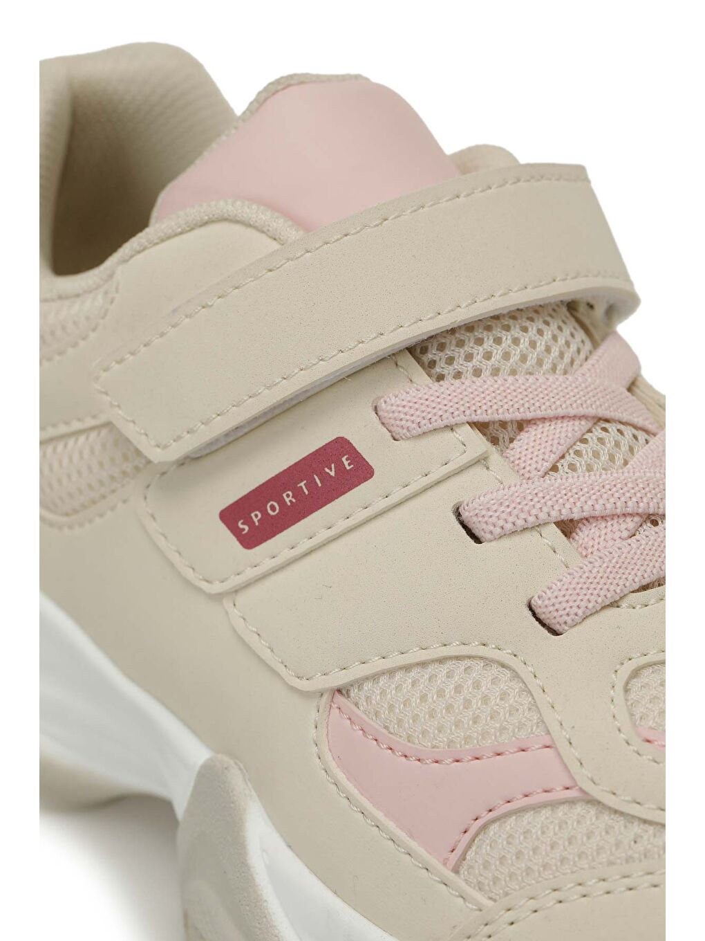 Pembe HANES F 6FX Ekru Kız Çocuk Spor Ayakkabı-6