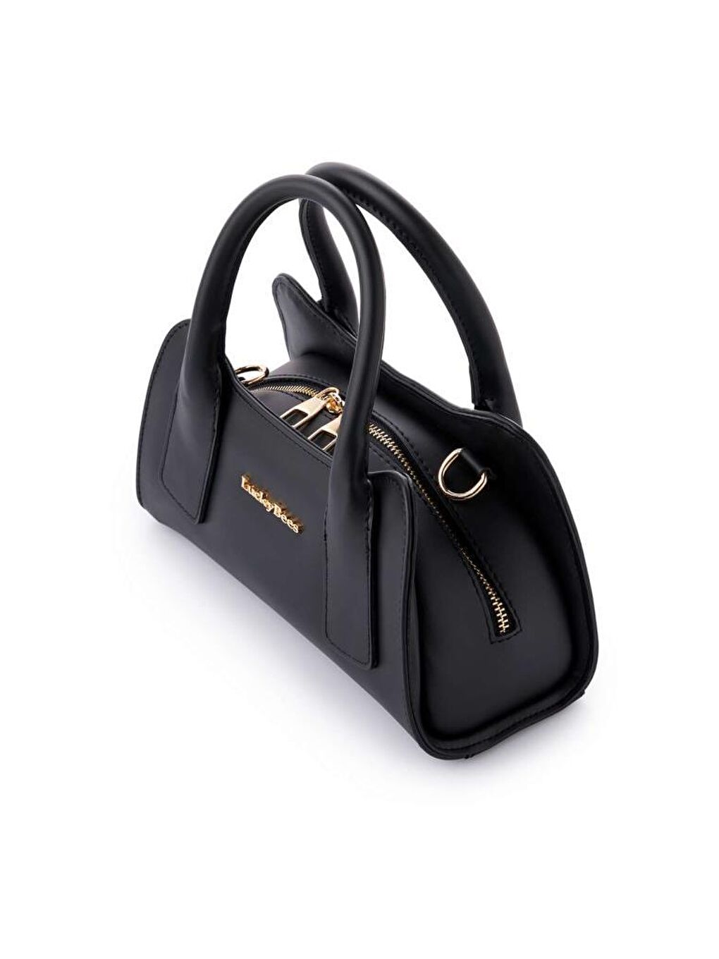 Siyah Lana El ve Omuz Çantası-5