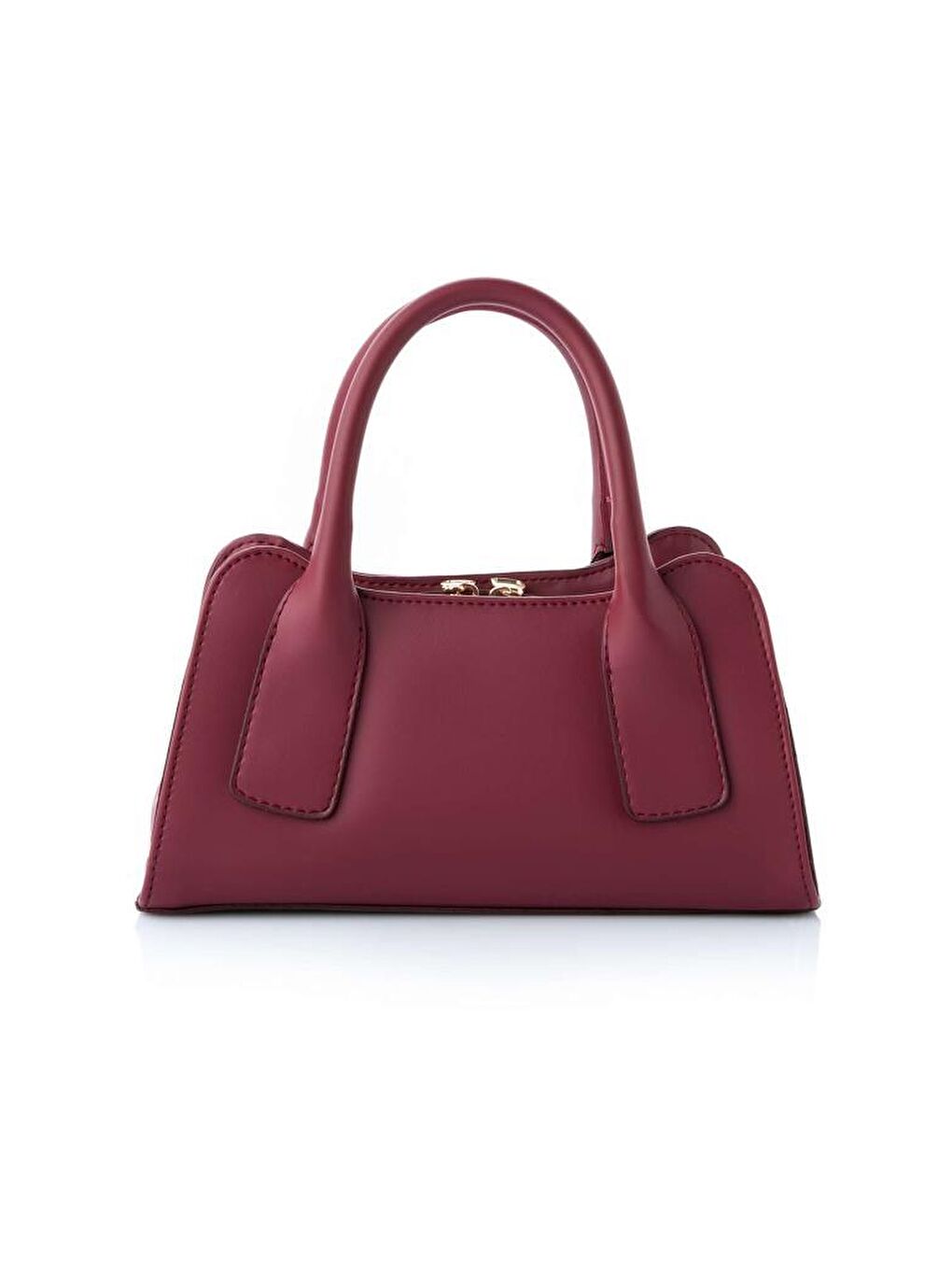 Bordo Lana El ve Omuz Çantası-2