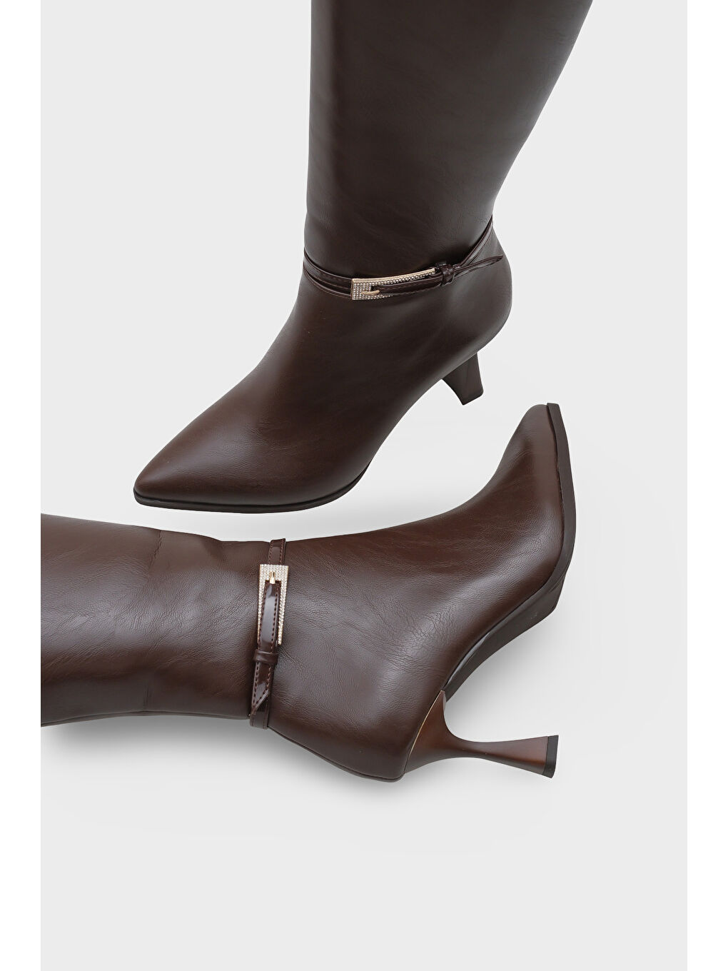 Lindsey Kadın Kahverengi Çizme-5