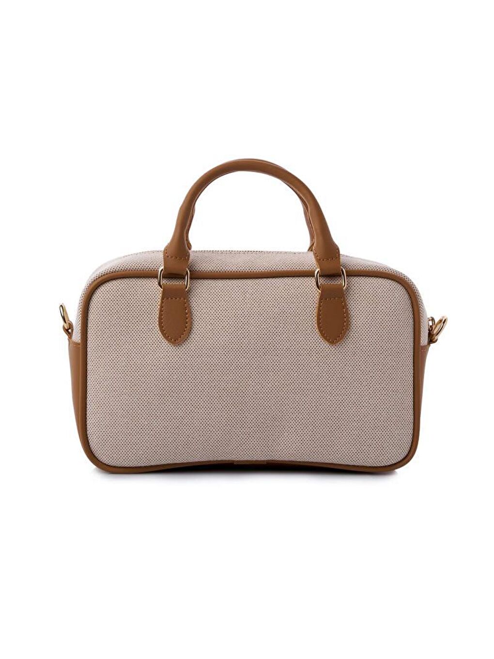 Kahverengi Rosa Kanvas El ve Omuz Çantası-2