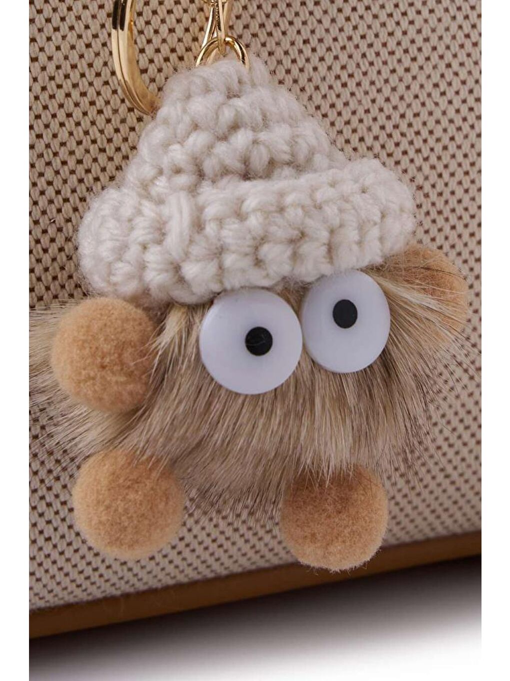 Kahverengi Rosa Kanvas El ve Omuz Çantası-6