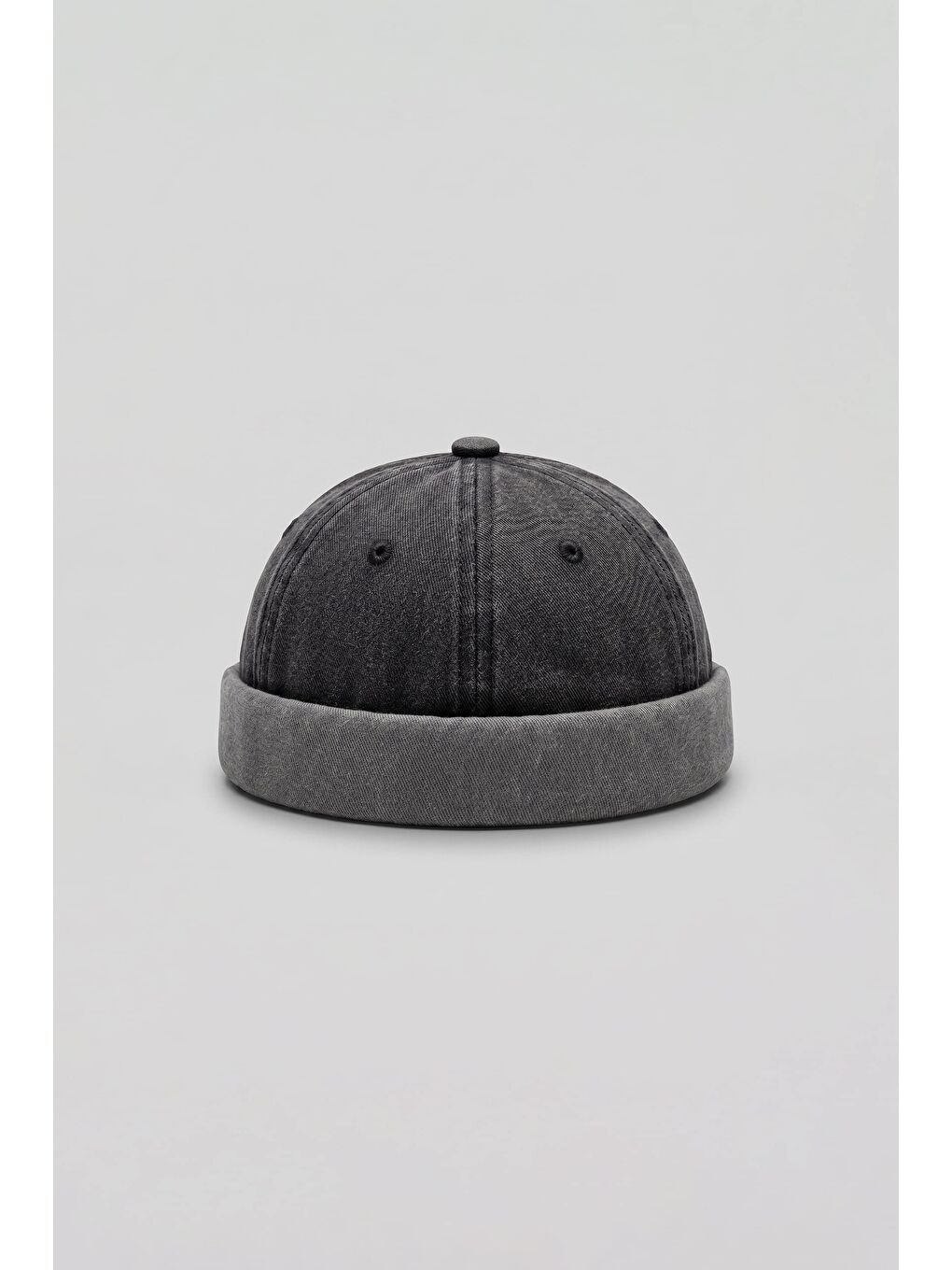 Erkek Vintage Retro Yıkamalı Docker Şapka Antrasit