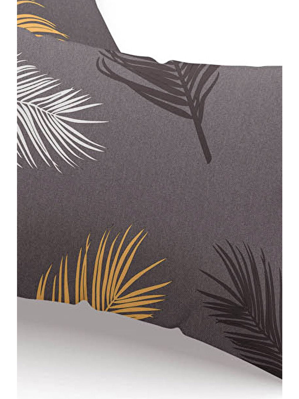 UPSTYLE Sari 2li Yastık Kılıfı Olivia 50x70 cm Altın-Gri - 1