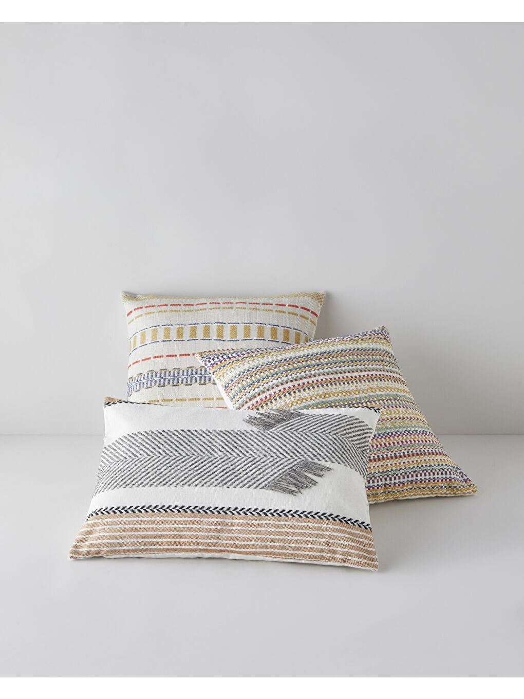 Siyah Zola Kırlent Kılıfı 45x45 cm Multicolor-2