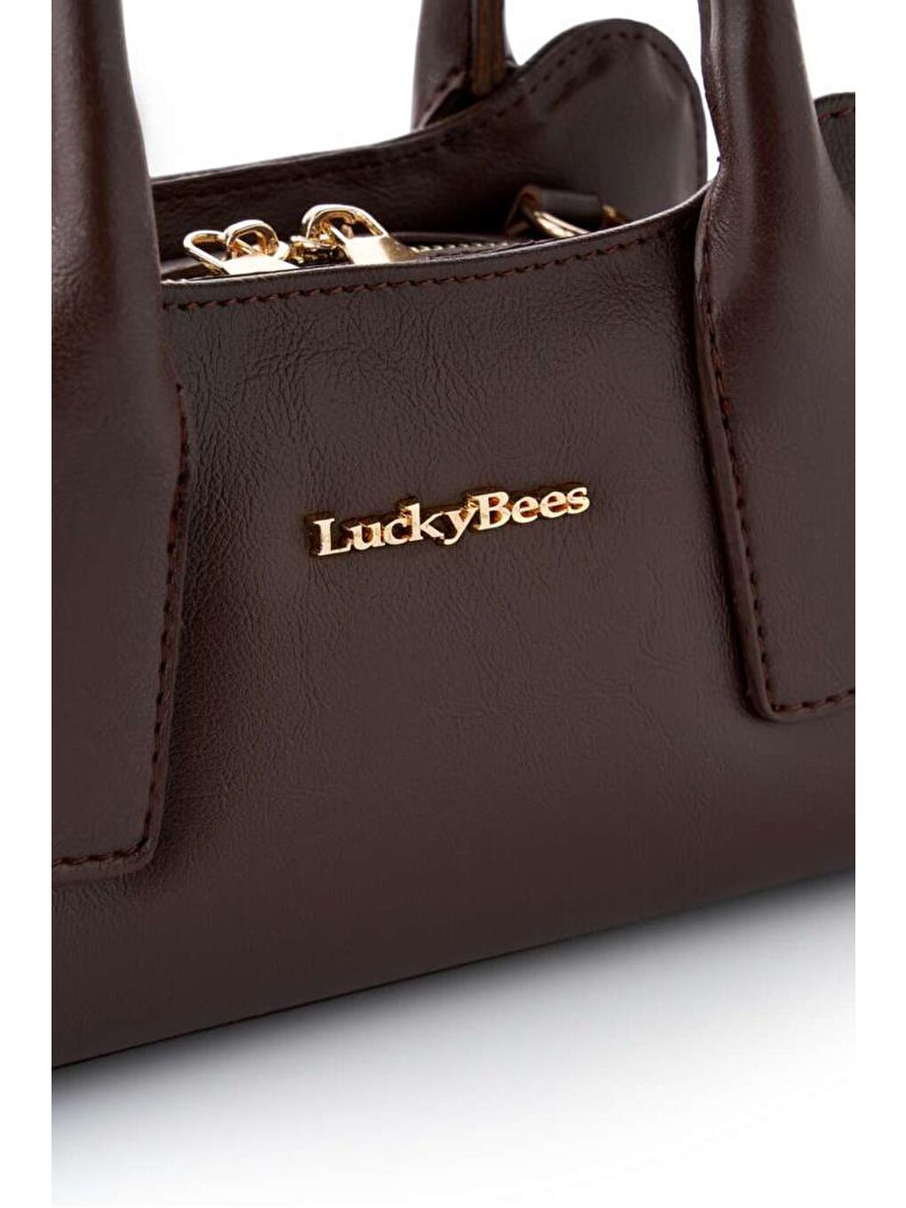 Kahverengi Lana El ve Omuz Çantası-4