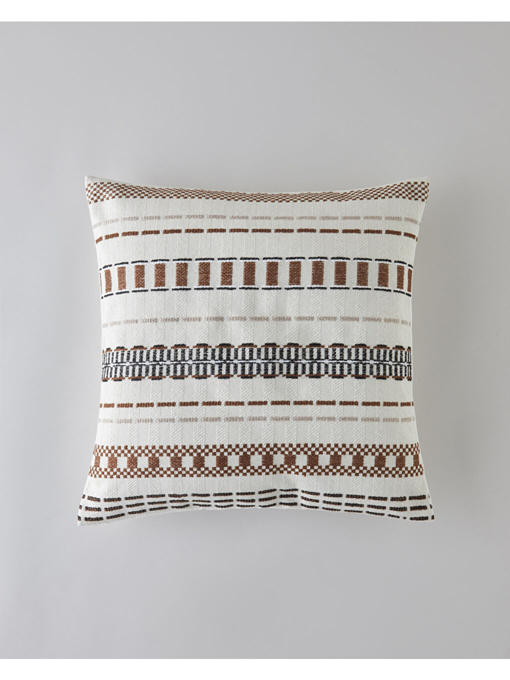 Siyah Zelena Kırlent Kılıfı 45x45 cm Renkli