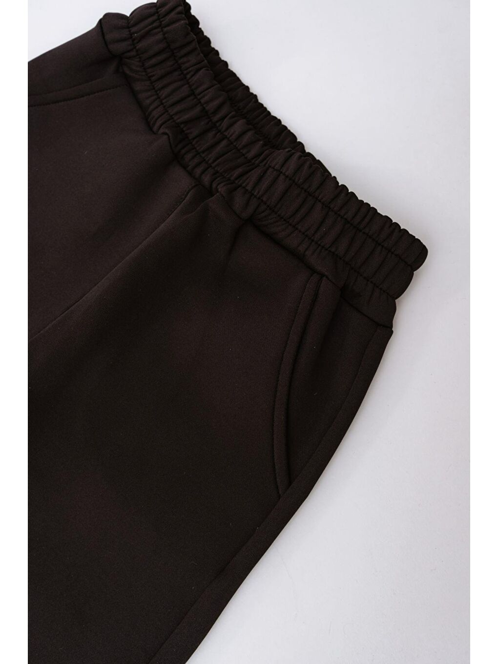 Kız Çocuk Düz Paça Eşofman Altı 870 Siyah-1