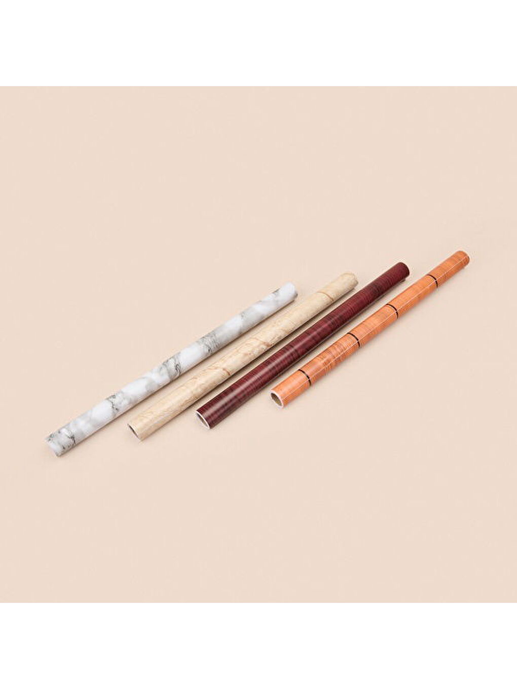 Karışık Ahşap Temalı Yapışkanlı Raf Örtüsü - Asorti - 45x200 cm-2