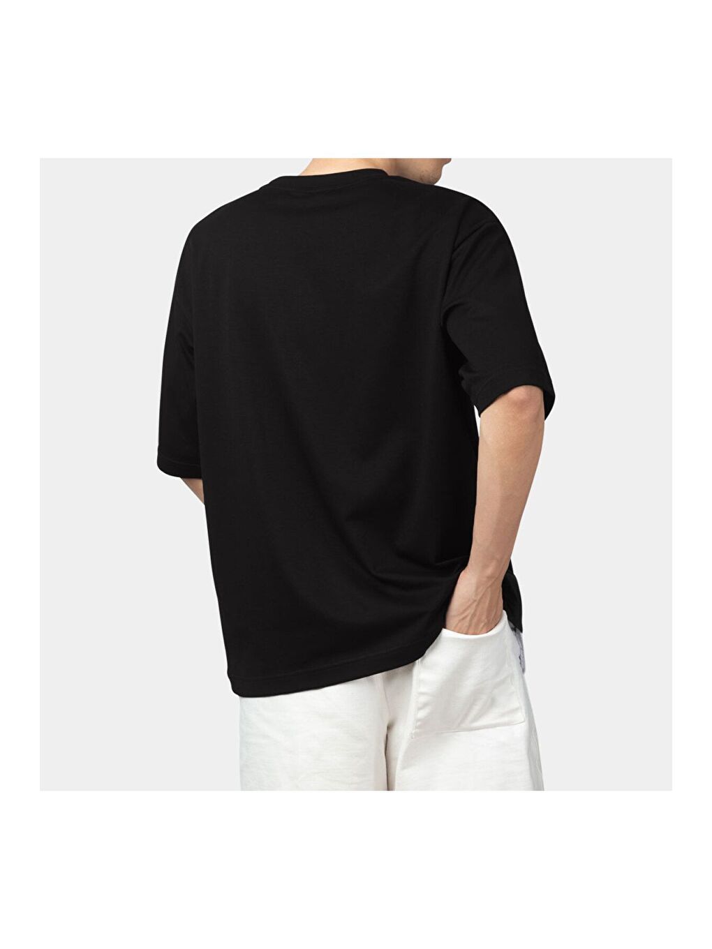 Big Think Logolu Oversize M-L B-Shirt Siyah-2