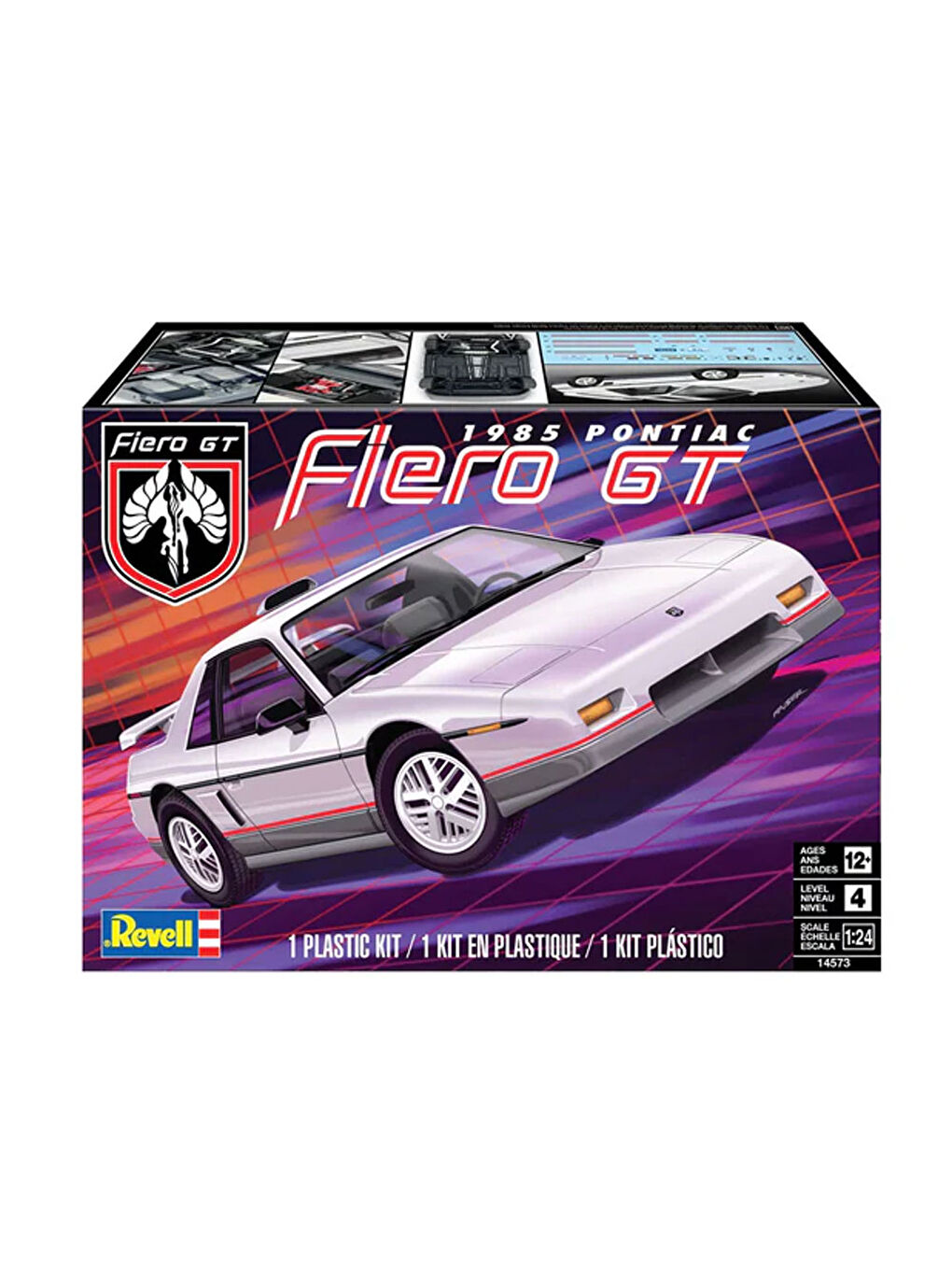 Maket Model Kit Araba ‘85 Pontiac Fiero GT 14573-4