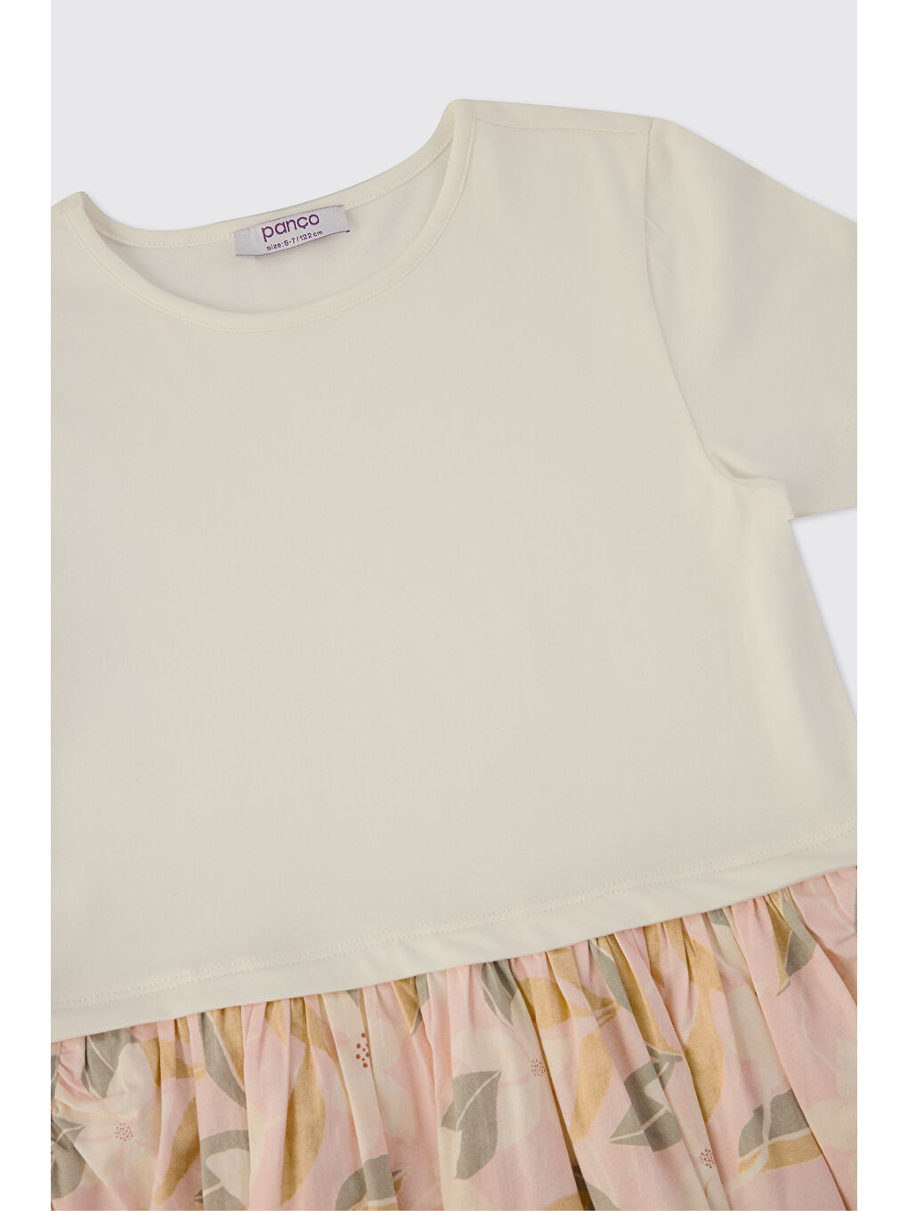 Kız Çocuk Örme Ekru Elbise-2