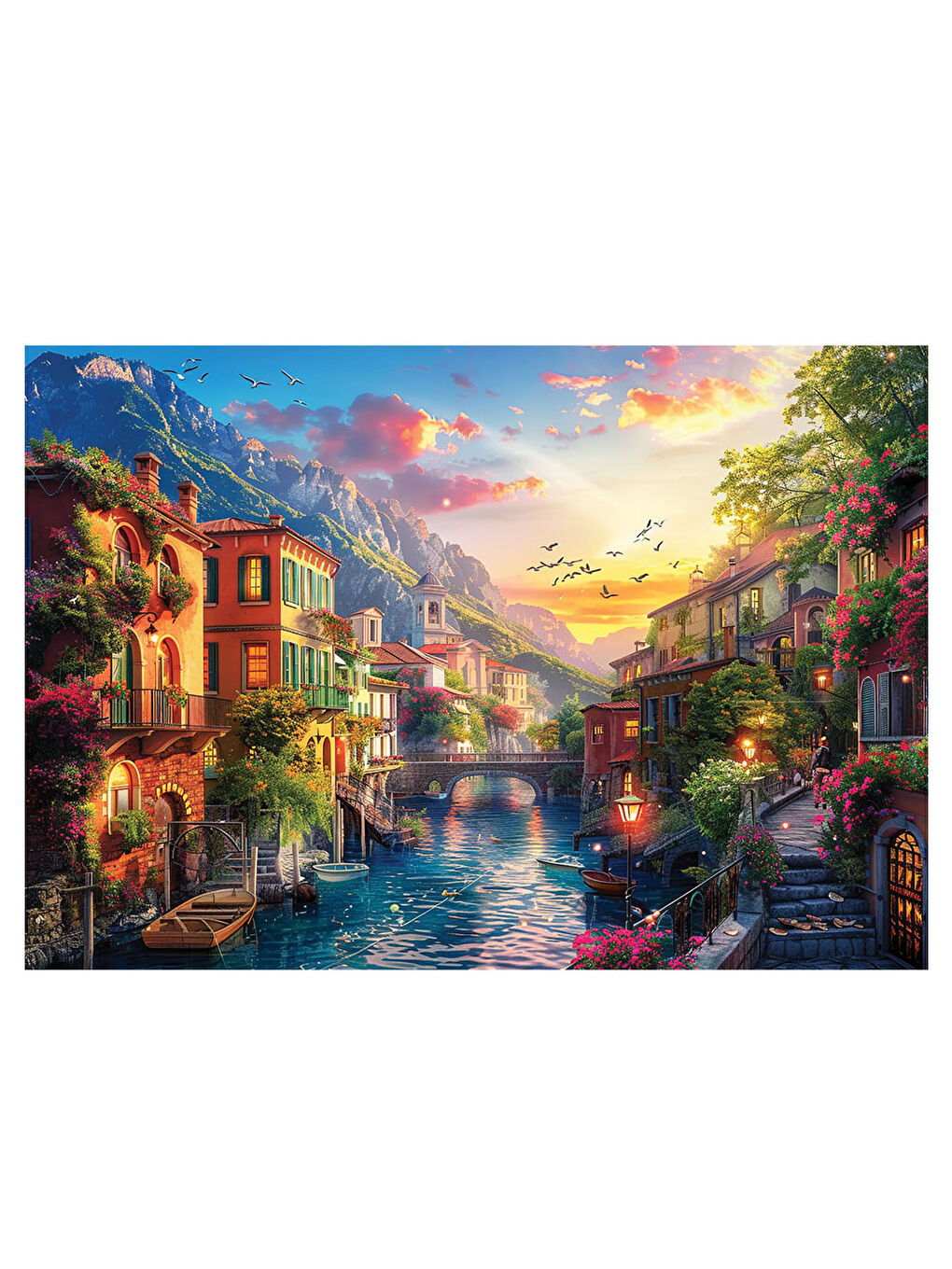 Puzzle 2000 Parça Akdeniz Kasabası 3969-1