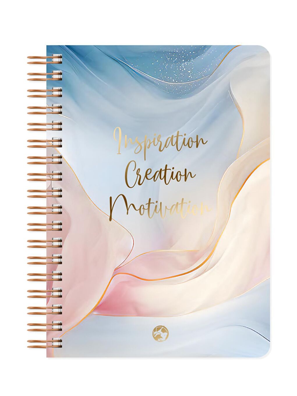 LE COLOR Marble Spiralli Defter Kareli Inspiration 17x24 cm