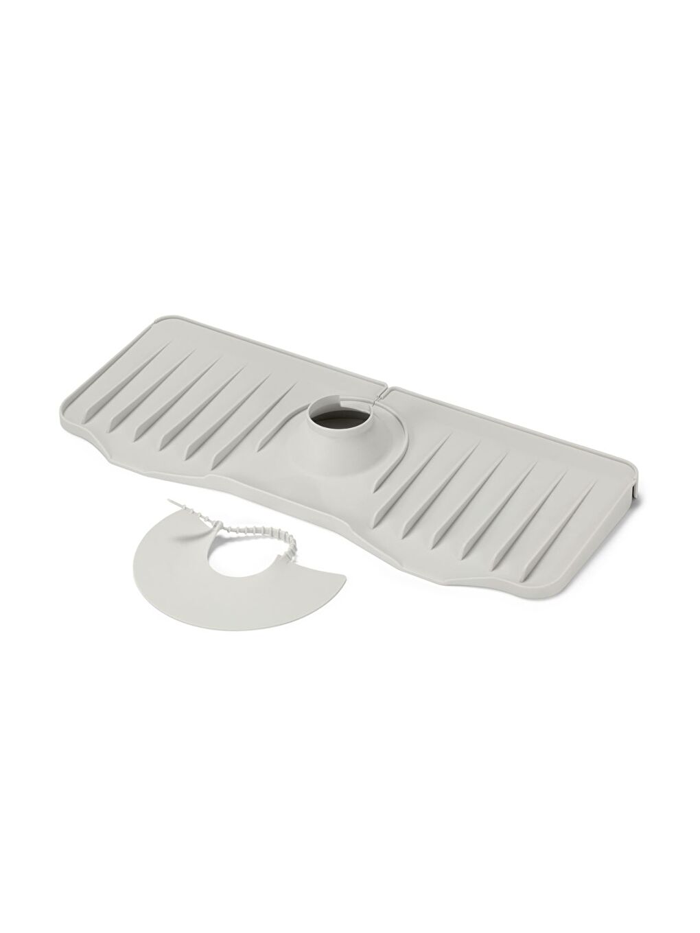 Gri Silikon Musluk Matı-2