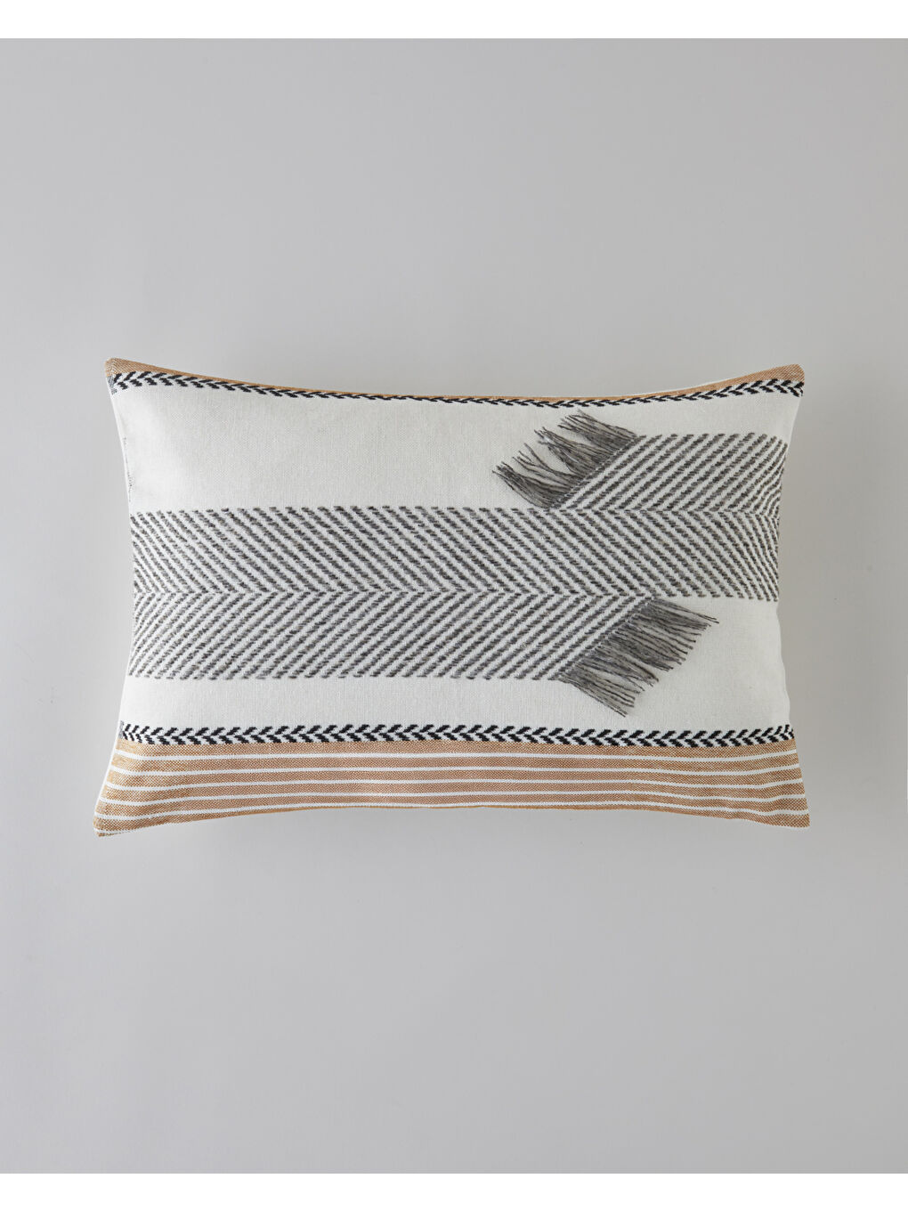 Arnie Dekoratif Kırlent 35x50 cm Ekru