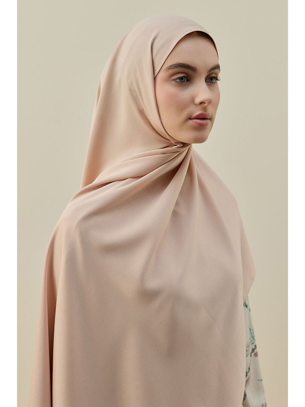 Pembe Vintage Kadın Şal 2616 Somon-1