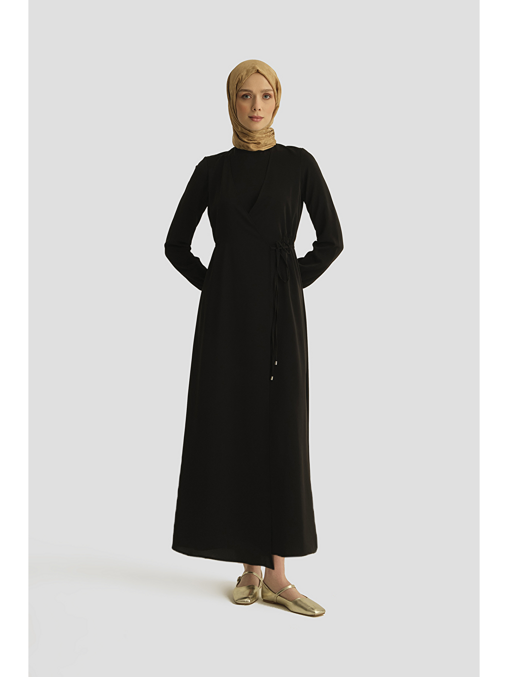 Anvelop Elbise Siyah-2