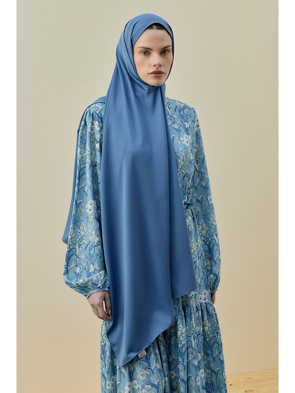 Vintage Kadın Şal 2616 İndigo-2