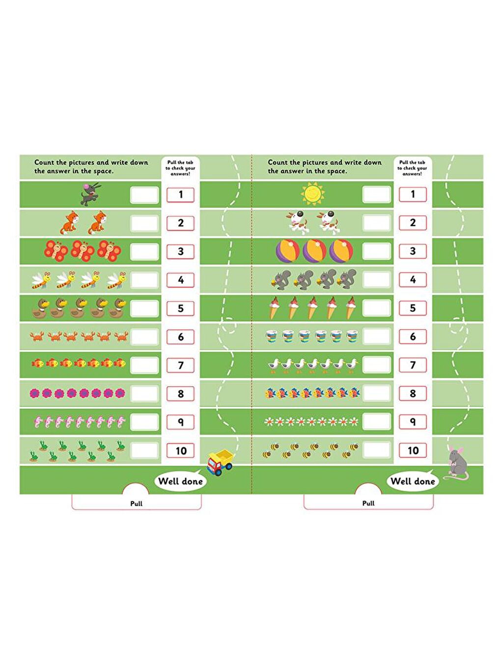 Imagine That Lets Learn The Math Counting - Pull The Tabs - 2