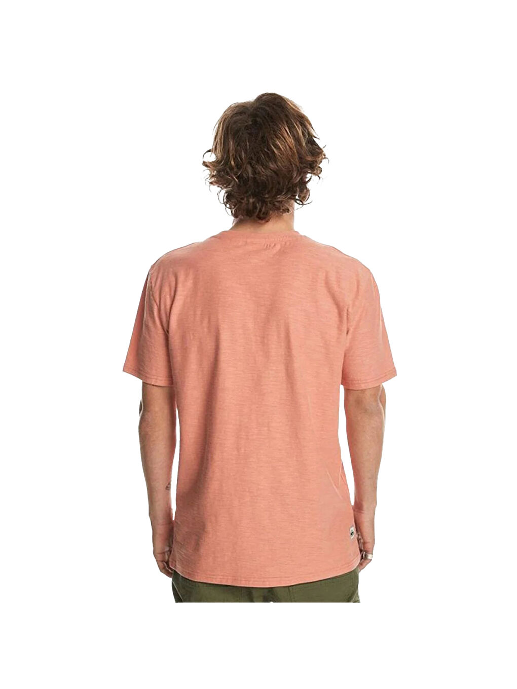 Kahverengi Slub Roundneck Erkek Kırmızı Tişört-2