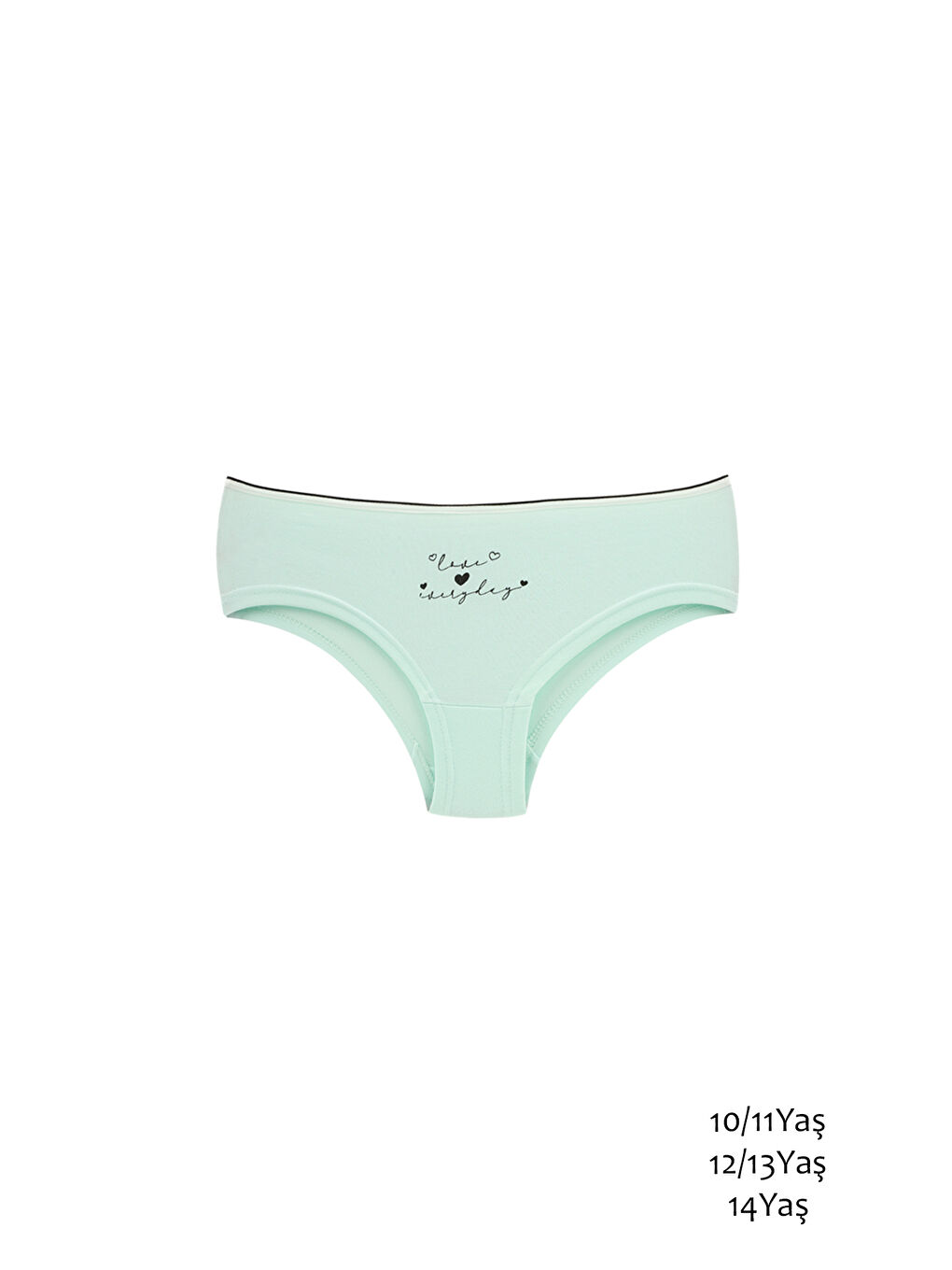 Karışık Kız Çocuk Pamuklu Hipster Külot 5'li Paket-5