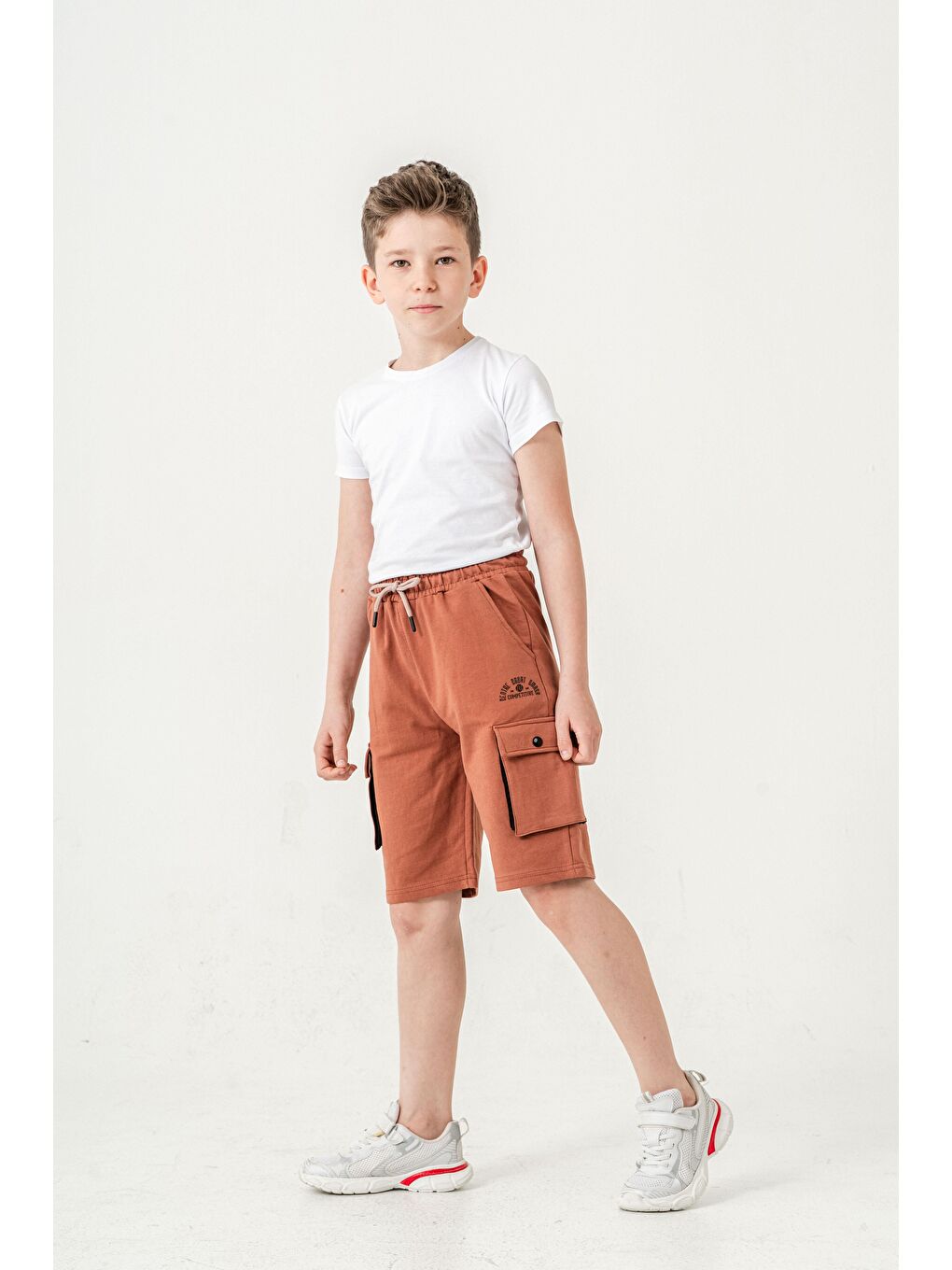 Kahverengi Centre Court Smash Competitive Erkek Çocuk Şort