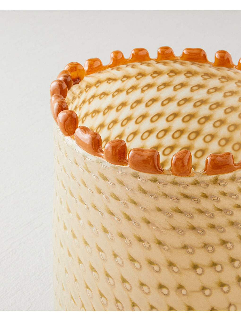 Adora Cam Vazo 23 cm Kahverengi-2