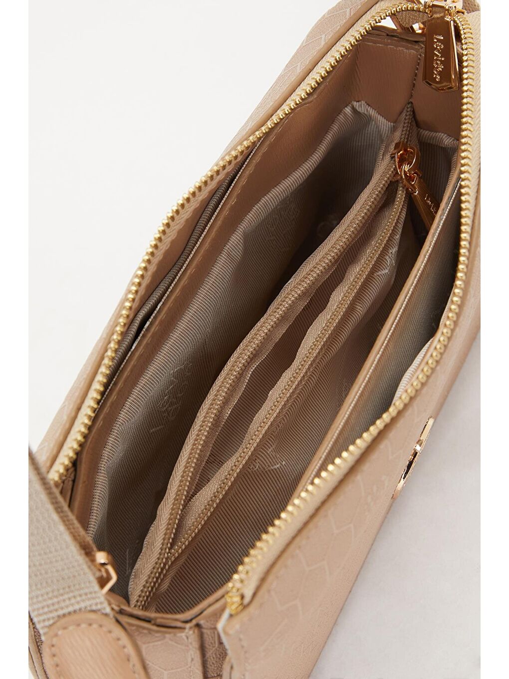 Bej Vizon Kadın Omuz Çantası 930230-2